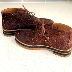Madewell Cheetah boots